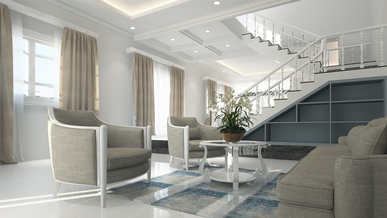 Interieur met levendige tinten, kleur 2026. Interieur met levendige tinten, kleur 2026.
